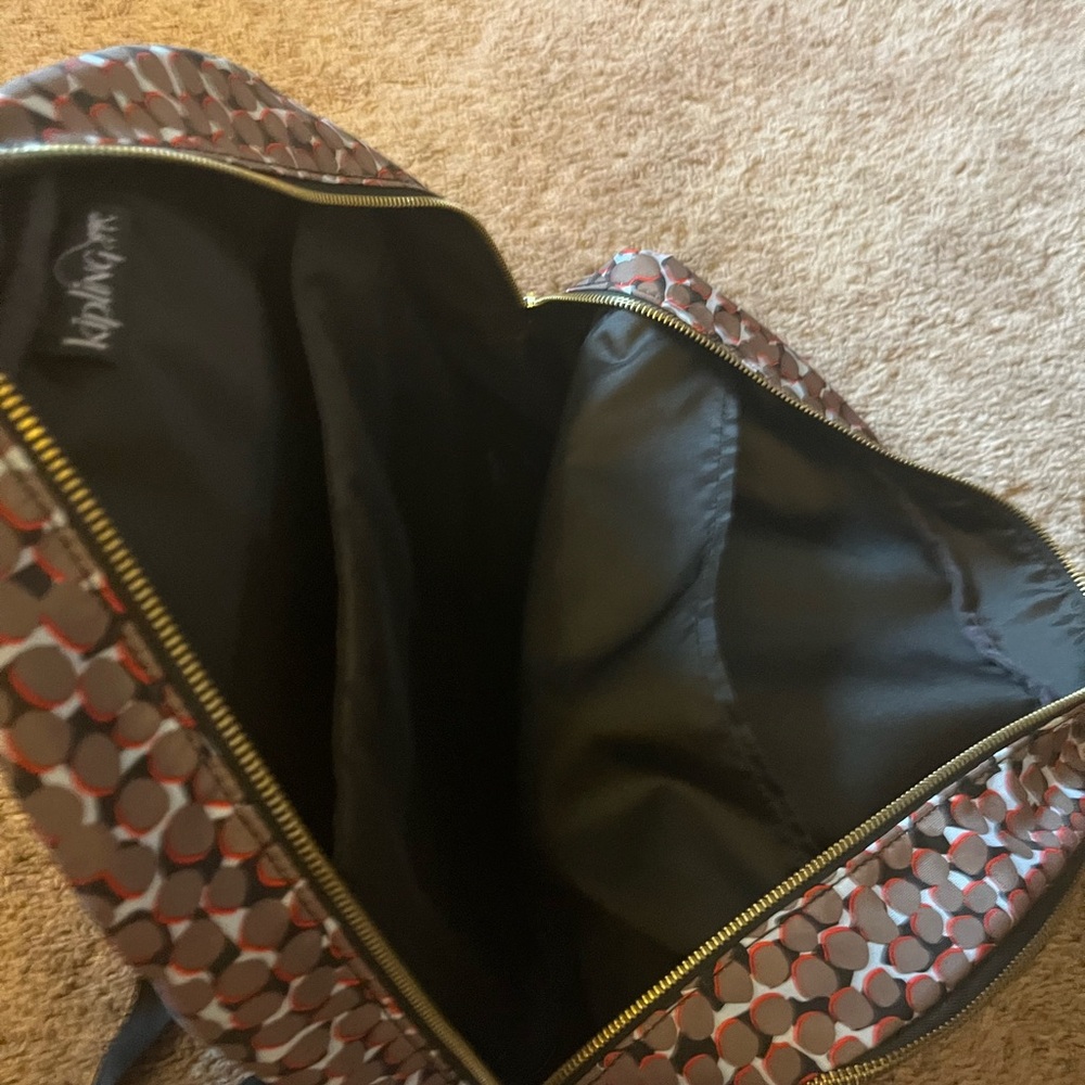 Kipling Nwt Multi Pocket Backpack Functional And … - image 5